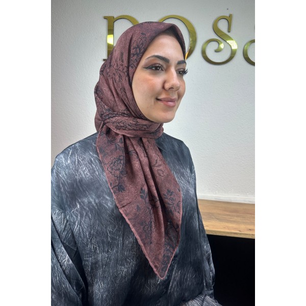 Desenli Soft Eşarp 05K